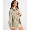 MEROKEETY Womens Fleece Sherpa Jacket Fall Winter Coats 2026 Fuzzy Button Down Warm Outerwear with Pockets(Beige)
