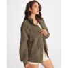 MEROKEETY Womens Fleece Sherpa Jacket Fall Winter Coats 2026 Fuzzy Button Down Warm Outerwear with Pockets(Mocha)