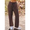 MEROKEETY Women’s Lounge Sets 2026 Fall Fashion 2 Piece Outfits Sweater Pajama Set Fuzzy Loungewear Matching Winter Clothes(Coffee)