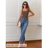 MEROKEETY Women’s Ribbed Knit Tank Tops 2026 Square Neck Sleeveless Summer Basic Shirts Sweater Vest(Coffee)