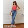 MEROKEETY Women’s Ribbed Knit Tank Tops 2026 Square Neck Sleeveless Summer Basic Shirts Sweater Vest(Watermelon)