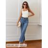 MEROKEETY Women’s Ribbed Knit Tank Tops 2026 Square Neck Sleeveless Summer Basic Shirts Sweater Vest(White)