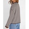MEROKEETY Womens Striped Cardigan Sweaters 2026 Button Lightweight Long Sleeve Loose Knit Fall Sweater Clothes(Coffee)