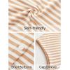 MEROKEETY Women’s Summer Lightweight Cardigan Tops 2026 Cap Sleeve Business Casual Blouse Button Down Trendy Shirt(Stripekhaki)