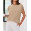 MEROKEETY Women’s Summer Short Sleeve Sweater Vest Flower Knit Loose Pullover Tank Tops 2026 Trendy Spring Cute Clothing(Apricot)