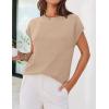 MEROKEETY Women’s Summer Short Sleeve Sweater Vest Flower Knit Loose Pullover Tank Tops 2026 Trendy Spring Cute Clothing(Solid Apricot)