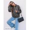 MEROKEETY Women’s Winter Spring Oversized Faux Leather Jacket 2026 Fall Zip Up Motorcycle Coats Fashion Outfits Clothes(Grey)