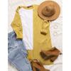 MEROKEETY Long Cardigans for Women 2026 Fall Winter Hooded Long Sleeve Open Front Sweaters with Pockets(Mustard)