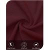 MEROKEETY Women’s 2025 Fall Two Piece Airport Outfits Lounge Sets Henley Shirts Wide Leg Pants Matching Sets(Wine Red)