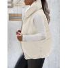 MEROKEETY Womens 2025 Puffer Vest Sleeveless Zip Up Quilted Coat Stand Collar Gilet Jacket With Pockets(Beige)