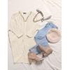 MEROKEETY Women’s 2026 Fall Waffle Knit Batwing Long Sleeve Cardigan Loose Open Front Sweater Coat(Beige)