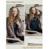 MEROKEETY Women’s 2026 Fall Waffle Knit Batwing Long Sleeve Cardigan Loose Open Front Sweater Coat(Black)