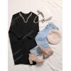 MEROKEETY Women’s 2026 Fall Waffle Knit Batwing Long Sleeve Cardigan Loose Open Front Sweater Coat(Black)