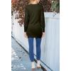 MEROKEETY Women’s 2026 Spring Long Sleeve Cardigan Sweater Lightweight Snap Button Down Open Front Casual Outfit(Army Green)