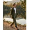 MEROKEETY Women’s 2026 Spring Long Sleeve Cardigan Sweater Lightweight Snap Button Down Open Front Casual Outfit(Army Green)