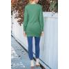 MEROKEETY Women’s 2026 Spring Long Sleeve Cardigan Sweater Lightweight Snap Button Down Open Front Casual Outfit(Dusty Green)