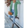 MEROKEETY Women’s 2026 Spring Long Sleeve Cardigan Sweater Lightweight Snap Button Down Open Front Casual Outfit(Dusty Green)