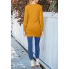 MEROKEETY Women’s 2026 Spring Long Sleeve Cardigan Sweater Lightweight Snap Button Down Open Front Casual Outfit(Mustard)