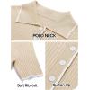 MEROKEETY Women’s 2026 Spring Ribbed Maxi Dress Summer V Neck Button Short Sleeve Slim Fit Bodycon Knit Sweater Dresses(Lightapricot)