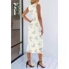 MEROKEETY Women’s 2026 Summer Sleeveless Dress Bodycon Mesh Wedding Guest Formal Cocktail Party Maxi Dresses(Apricot)