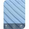 MEROKEETY Women’s Fall Long Sleeve Sweater Dress Casual Ribbed Knit Slim Fit Bodycon Maxi Dresses(Lightblue)