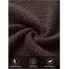 MEROKEETY Women’s Fall Pajama Set Fuzzy Fleece 2 Piece Loungewear Off Shoulder Sweater Tops Wide Leg Pants Matching Outfits(Coffee)
