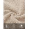 MEROKEETY Women’s Fall Pajama Set Fuzzy Fleece 2 Piece Loungewear Off Shoulder Sweater Tops Wide Leg Pants Matching Outfits(Light Khaki)