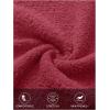 MEROKEETY Women’s Fall Pajama Set Fuzzy Fleece 2 Piece Loungewear Off Shoulder Sweater Tops Wide Leg Pants Matching Outfits(Wine)