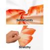 MEROKEETY Women’s Floral Off Shoulder Maxi Dresses 2025 Sexy High Split Cocktail Wedding Guest Dress(Orange)