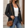 MEROKEETY Women’s Long Sleeve Blazer 2026 Fall Open Front Work Office Suit Jacket Business Casual Outfits(Black)