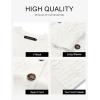 MEROKEETY Women’s Long Sleeve Open Front Cable Knit Crop Cardigans V Neck Button Sweaters with Pockets(Beige)