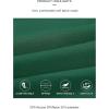 MEROKEETY Women’s Long Sleeve Open Front Cable Knit Crop Cardigans V Neck Button Sweaters with Pockets(Dark Green)