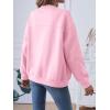 MEROKEETY Womens Long Sleeve Zip Up Sweatshirts Jackets Casual Loose Outwear with Pockets(Pink)