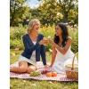 MEROKEETY Women’s Open Front Lightweight Cardigan 2026 Summer Casual Long Sleeve Button Beach Cover Up Tops(Navy)