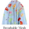MEROKEETY Women’s Summer Floral Strapless Tube Dress Boho Off Shoulder Ruffle Tiered Mini Sundress(Blue)