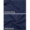 MEROKEETY Women’s Summer Mini Sundress Casual Waffle Knit Square Neck Drawstring Beach Tank Dresses(Navy)