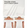 MEROKEETY Women’s Summer Off Shoulder Mini Dresses 2025 Ruffle A Line Cocktail Party Knit Dress(White)