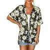 MEROKEETY Women’s 2026 Summer Lightweight Kimono Cardigan Short Sleeve Open Front Casual Loose Trendy Beach Cover Ups(Apricot)