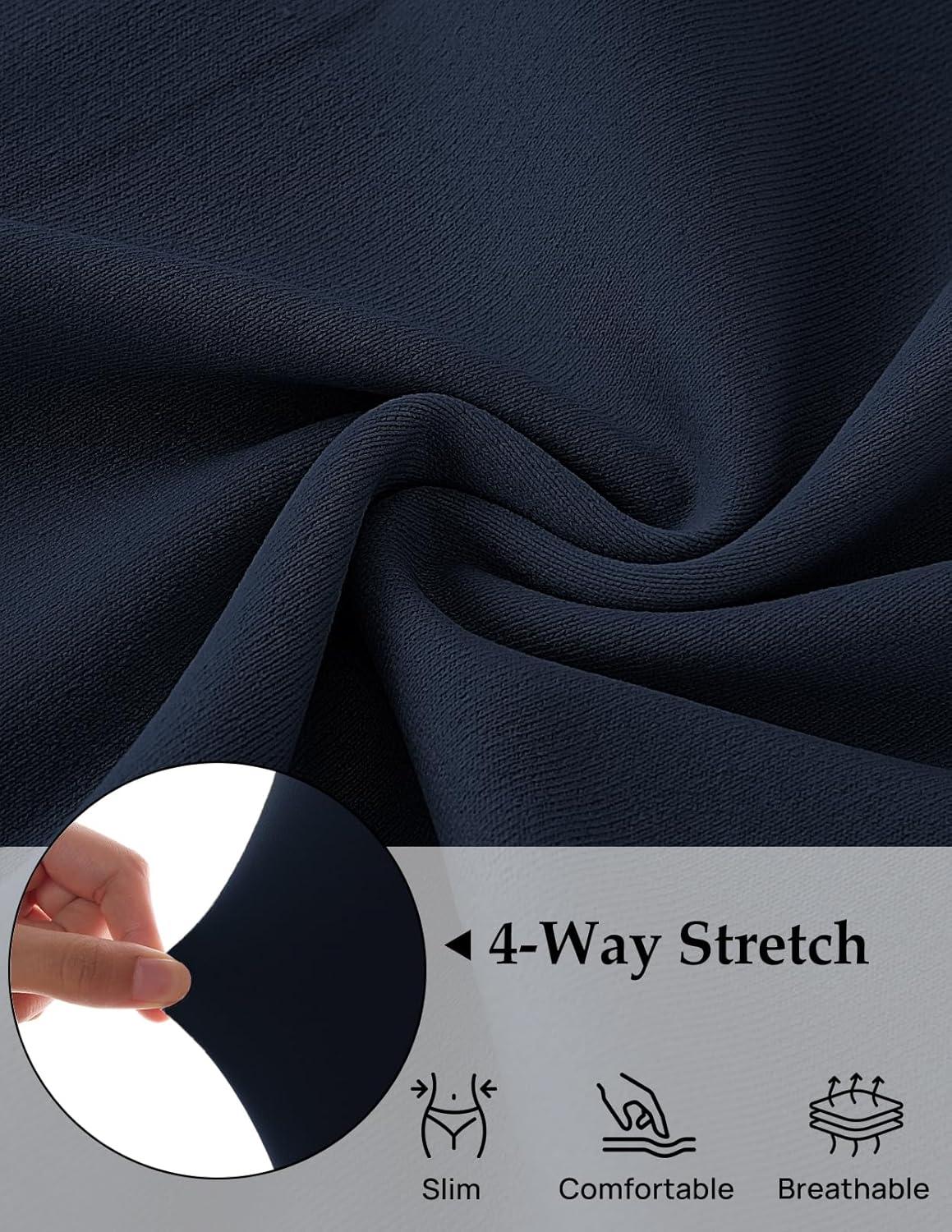 imageMEROKEETY Womens 2026 Summer Casual T Shirt Dresses Short Sleeve Tie Waist Long Work Beach Vacation Trendy Midi DressNavy