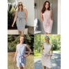 MEROKEETY Women’s 2026 Summer Casual Dress Striped Sleeveless Crew Neck Tie Waist Beach Vacation Trendy Short T Shirt Dresses(Olive)