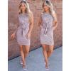 MEROKEETY Women’s 2026 Summer Casual Dress Striped Sleeveless Crew Neck Tie Waist Beach Vacation Trendy Short T Shirt Dresses(Purple)