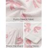 MEROKEETY Womens Pajama Sets 2026 Fall Lounge Sweater Set Cute Fuzzy Fleece 2 Piece Long Sleeve Cozy Winter Pj Outfits(Bowbeige)