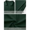 MEROKEETY Women’s Summer Casual Maxi Dress 2026 Cap Sleeve V Neck Collared Beach Vacation T Shirt Long Dresses(Darkgreen)