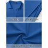 MEROKEETY Women’s Summer Casual Maxi Dress 2026 Cap Sleeve V Neck Collared Beach Vacation T Shirt Long Dresses(Royalblue)