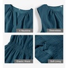 MEROKEETY Women’s 2026 Summer Casual Mini Sundress Beach Vacation Sleeveless V Neck Flowy A Line Dress with Pockets(Teal)