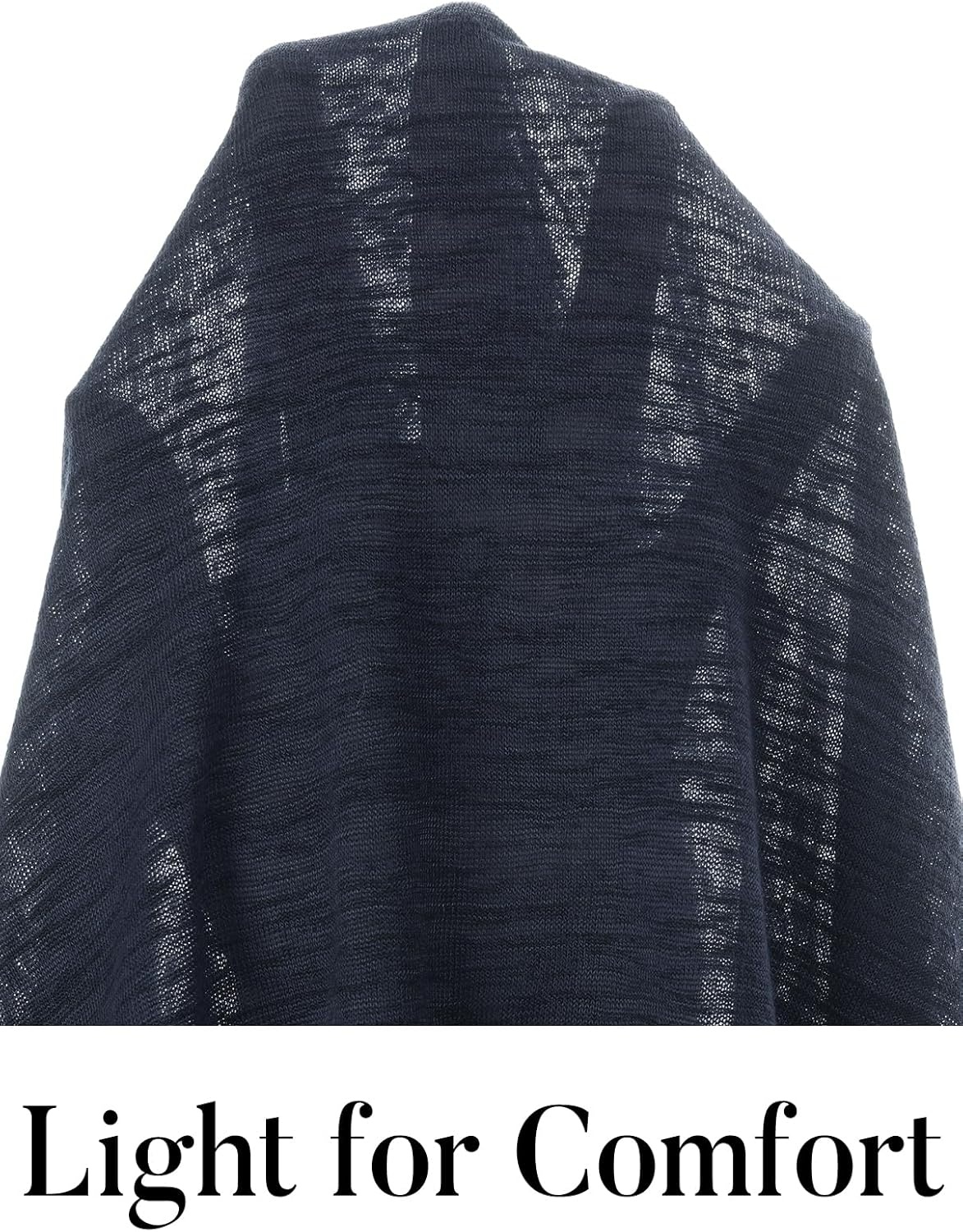 image:imageMEROKEETY Womens Summer Lightweight Cardigan 2026 Open Front Trendy Casual Shrugs Long Sleeve Button Beach Cover Up TopsNavy