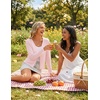 MEROKEETY Women’s Summer Lightweight Cardigan 2026 Open Front Trendy Casual Shrugs Long Sleeve Button Beach Cover Up Tops(Pink)