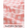 MEROKEETY Womens Summer Casual Midi Maxi Dress 2026 Beach Vacation Sleeveless Boho V Neck Cotton Modest Long Dresses Pockets(Pinkgingham)