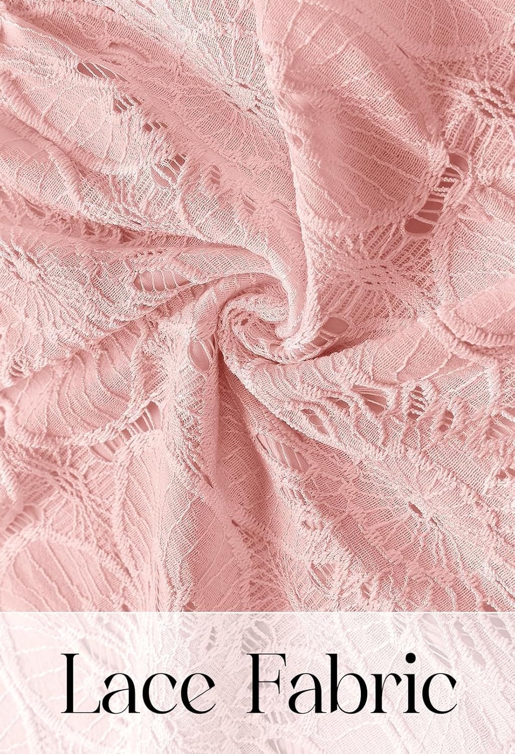 image:imageMEROKEETY Womens Summer Lace Boho Mini Dress 2026 Short Sleeve Floral Eyelet A Line Vacation Beach Short SundressPink