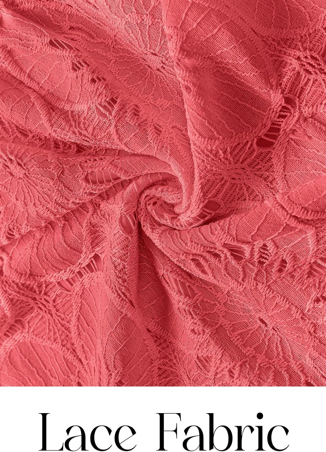 image:imageMEROKEETY Womens Summer Lace Boho Mini Dress 2026 Short Sleeve Floral Eyelet A Line Vacation Beach Short SundressWatermelon